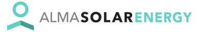 Alma solar Energy's logo